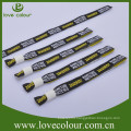 Custom Colorful Event Embroidered Fabric Bracelet for promotion